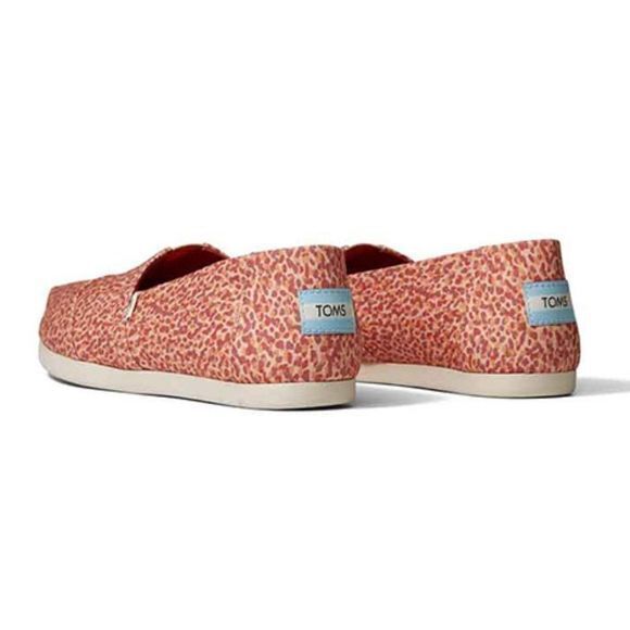 NEW TOMS Alpargata Apricot Tortoise Shell Coral Flats Slip On Shoes Size… - Picture 4 of 5
